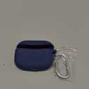 for AirPods Pro 2 Case Cover, Compatible with AirPods Pro 2nd/1st Generation Case Cover Accessories with Keychain,Noon Blue (A1-Midnight Blue)