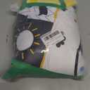 Tummy Time Mirror & Play Mat & Pillow 3-in-1, High Contrast Black and White Baby Toys, Activity Mat for Early Education, Newborn Infant Tummy Time Toy Set for 0 3 6 12 Month Crinkle/Squeake