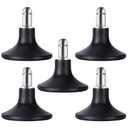 Bell Glides Replacement Swivel Caster Wheels to Fixed Stationary CastorsAdjustable Castor Low Profile Stool with Separate Self Adhesive Felt Pads 5pcs