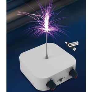 Tesla Coil Music Solid State Bluetooth Tesla Coil Speaker Touchable Artificial Lightning Spark Gap Arc Generator Desktop Toy Arc Plasma Loudspeaker Electric Power Wireless Transmission Science