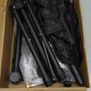 Projector Stand Tripod Adjustable, Laptop Height from 23.5 to 46.5 inches with Gooseneck Phone Holder, Floor for Office, Home, Stage, Studio, DJ Racks Holder Mount, 23.5inch-46.5inch (Black)