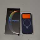 TORRAS Q3 Silicone 360 Spin for iPhone 17 Pro Case with Stand, Fit for MagSafe, Magnetic Ring Kickstand with Camera Control, Liquid Silicone Rubber Soft Phone Case for iPhone 17 Pro 6.3'', Deep Blue