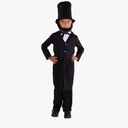 Morph Costumes Abraham Lincoln Costume For Kids - Presidents Day Halloween Outfit For Boys, Historical Dress Up Medium