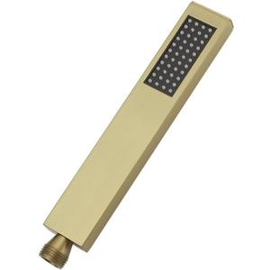 Hand Shower Wand Handheld Shower Spray High Pressure Single Function Luxury Hand Showerhead Brushed Gold