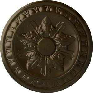 Ekena Millwork CM17EXGGSDecorative Ceiling Medallions Modeled After Original Historical Patterns & Designs, Green Gold