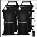SANWAY 120 LBS (Unfilled) Sand Bags for Canopy Weights, Windproof-Portable and Durable to Secure Tents, Canopies, and Umbrellas-Black (Upgrade (Buy more, Save more))
