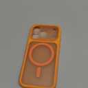 TOCOL for Phone 17 Pro Max Phone Case, Built-in Magnetic Ring, Compatible with Magsafe, Full Camera Protection, Translucent Matte Phone Case for 17 ProMax 6.9 inch (Orange)