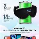 MUSICOZY Sleep Headphones, Bluetooth 5.4 Sleep Mask Headband Headphones Sleeping Eye Mask, Wireless Music Earbuds Earphones with HD Stereo Speakers for Side Sleepers, Cool Gadgets Unique Gift