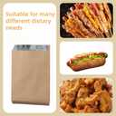 100 Pack Aluminum Foil Hot Dog Covers, Sandwich Bags, Aluminum Foil Grease Proof Hamburger Buns, Buns, BBQ, Cookies Insulated Bag Food Storage Takeout Bags