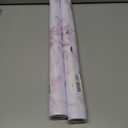 HeloHo Peel and Stick Wallpaper Light Pink Floral Leaf Wall Paper Self Adhesive Removable Waterproof Contact Paper for Bathroom Living Room Bedroom Decor 15.35" X 78.7"