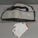 WLSANX 19 inch Chainsaw Carrying Bag, Chainsaw Storage Bag, Oxford Cloth Chainsaw Case Bag, Portable Chainsaw Holder Fit for 16"/18"/19", Chainsaw Bag with Buffer Cotton & Handle Sticky (Green)