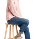 Women's Cozy Knit Slipper Boots Memory Foam Non-slip Indoor Outdoor Warm House Booties (7-8, Nordic Ivory)