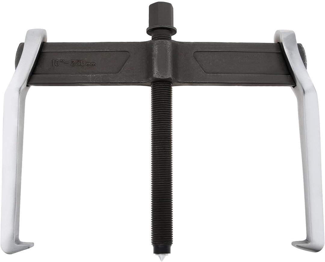 10 Inch 2-Jaw Gear Puller, Adjustable CR-V Bearing Puller Gears, Removal Tool for External Internal Pulling, Puller Tool Separate Lifting Device