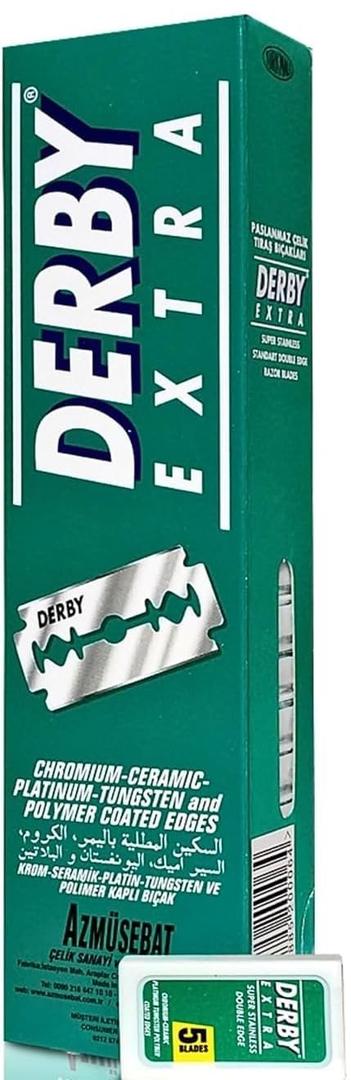 Derby Extra Double Edge Razor Blades, 100 Count (5 Count (Pack of 20), Original Version)