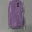 YOKUMA Pencil Case,Large Capacity Pencil Pouch,Aesthetic Zipper Pencil Box, Back to School Supplies for College Student Teen Adults,Travel Essentials,Electronic Cable Organize (Purple)