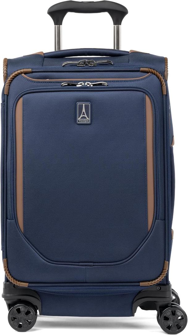 Travelpro Crew Classic Softside Carry-On Luggage, Blue, 21-Inch