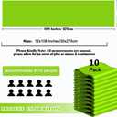 10 Pack Lime Green Satin Table Runners 12x108 Inches Party Table Runner Bright Smooth Table Runner Wedding Party Decorations for Table Green Table Runners