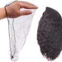 Invisible Hair Nets for Long Hair, 100 Pcs 18-46 inch Black Elastic Mesh for Women Wigs Hair Bun Food Service