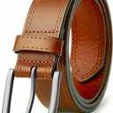 Men's Genuine Leather Casual Every Day Brown 44 inch