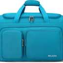 MILADA Carry On Luggage Bags for Travel Lightweight Personal Item Travel Bag Foldable Large Duffle Bag for Travel Tote Overnight Bags for Women Mens Weekender Bags, Caribbean Blue (Carry On 21.5 inch)