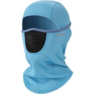 Kids Balaclava Ski Mask with Breathable Holes, Windproof Fleece Full Face Mask for Cold Weather Boys Girls (Blue)