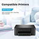 LC501 Ink Cartridges Compatible for Brother LC501 LC501XL LC 501 XL Work for Brother MFC-J1260DW MFC-J1360DW MFC-J1410DW Printer (2 Black)