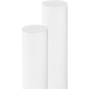 Floating Pool Noodles Foam Tube, Thick Noodles for Floating in The Swimming Pool, Assorted Colors, 52 Inches Long (White)
