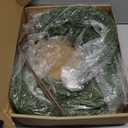 6PCS Christmas Pine Stems, 38 Real Touch Cypress Norfolk Pine Branches for DIY Garland Wreath Christmas Xmas Indoor Outdoor Holiday Decor Decorations