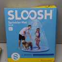 SLOOSH 6' Non-Slip Splash Pad Sprinkler - Outdoor Water Toys Play Mat for Toddlers Kids Dogs, Outside Thickened Sprinkler Pool Party Durable Backyard Fountain for Girls Boys Pets (Blue)
