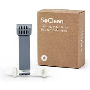 SoClean Genuine Replacement Cartridge Filter Kit for SoClean 2 Machines | Includes One Filter Cartridge and One Check Valve | Authentic OEM Part | New Eco-Friendly Packaging