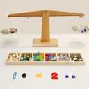 Balance Teaching Scale and Loose Parts, Teacher Supplies, Classroom Must Haves,Preschool Activities, Back to School, Math Manipulative, Teaching Supplies, Toddler Science