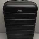 Wrangler 22" Hard side Spinner Carry-On Luggage, Black