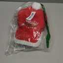 Funny Merry Christmas Hat for Men Women, Adjustable Embroidered Cotton Santa Red Baseball Cap (Black)