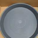 4 Pack of 13 14 inch Plant Saucer (12.2 Inch Base), Heavy Duty Plastic Plant Drip Trays 14" Round, Plant Trays for Indoors, Bird Bath Bowls, Plate for Planter 12-14" (14 inch, Cement Gray)