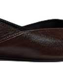 Slingback Flat Shoes for Women Pointed Closed Toe Flat Mule Sandals Casual Comfortable Office Dressy Shoes (7.5, Brown)