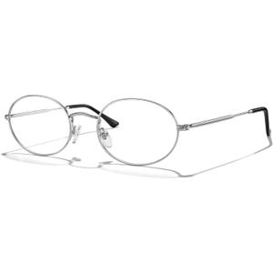 Oval Reading Glasses for Women Men Blue Light Blocking Computer Thin Metal Full Rim Frame Readers (Silver)