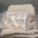 HYMOKEGE Beige Full Size Comforter Sets Seersucker 7 Pieces, All Season Luxury Bed in a Bag for Bedroom, Bedding Set with Comforters, Sheets, Pillowcases & Shams