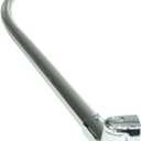 60-Inch Stainless Steel Curved Shower Curtain Rod, 5 Foot Mounted Non-Telescoping Rust Proof (Chrome Plated)