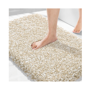 Yimobra Bathroom Rugs Non Slip Washable 36x24, Ultra Soft and Water Absorbent Bath Mats, Plush Fluffy Shower Mat Outside, Luxury Microfiber Thick Matts for Bathroom Floor/Tub, Light Beige and White Yimobra Bathroom Rugs Non Slip Washable 36x24, Ultra Soft and Water Absorbent Bath Mats, Plush Fluffy Shower Mat Outside, Luxury Microfiber Thick Matts for Bathroom Floor/Tub, Light Beige and White