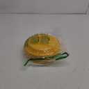 Exquisite Party Solids Yellow Plastic Plates - 9 Inch, 100 Pack, 350 GSM