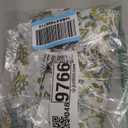 PATPAT Little Big Girls Dress Vintage Boho Floral Ruffle Short Sleeve Casual Swing Dress with Braided Belt 4-5Yr Old