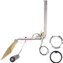TRQ Fuel Tank Sending Unit w/Vent Stainless Steel Gas Line Compatible with GM