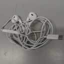 Apple EarPods Headphones with USB-C Plug, Wired Ear Buds with Built-in Remote to Control Music, Phone Calls, and Volume