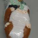 Aoriher 2 Pcs Cute Guinea Pig Stuffed Animal Christmas Guinea Pig Stuffer Gift 8 Inch Soft Black Yellow Hamster Plush Toys Nice Gift for Boys Girls Christmas Birthday Themed Party Supplies