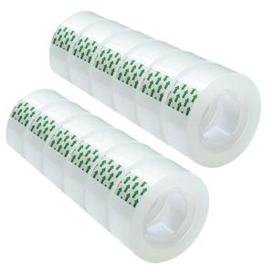 12 Rolls Clear Tape Refills Roll Transparent Tape Refill Rolls for Office, Home, School, 3/4-Inch x 1000 inch