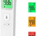 No-Touch Thermometer for Adults and Kids, Accurate Digital Baby Thermometer, FSA HSA Eligible, Fever Alarm & Silent Mode, 2 in 1 Forehead & Object Mode