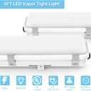 HYPERLITE 4FT 40W Vapor Tight LED Light, 130LM/W 5000K Vapor Proof Fixture, Excellent Sealing, 100-277V UL Listed IP65 Waterproof Freezer LED Light for Shop, Walk in Freezer, Barn, Porch, 40W | 1 Pack