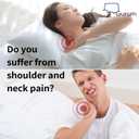 Gurum Premium Latex Pillow, 100% Latex, Organic Cotton, Ergonomic Design, Bed Pillows, Neck Support, Relieves Pressure, Neck and Shoulder Pain