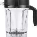 Fdit Blender Cup Container, Transparent Food Blender Container with Blade Lid Replacement Accessories Fit for Container 64oz