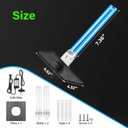 COOSPIDER 18W HVAC UV Light, Air Purifier for Whole House, UVC Light in Duct for AC Duct, with 1 Spare Bulb, 253.7nm Wavelength Ozone Free 110V (CTUV-D18)